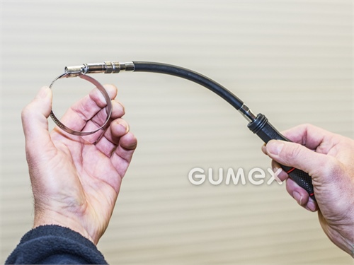Ohebný šroubovák TORRO, pro šrouby spon s hlavou 6mm a 7mm, dřík šroubováku z pérové oceli, zalisované konce dříku niklované, rukojeť ergonomický plast